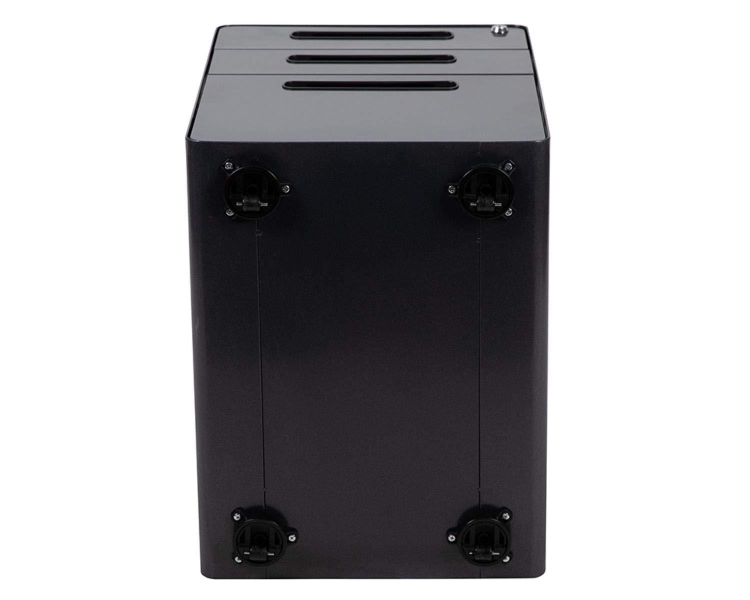 Flash Furniture Ergonomic 3-Drawer Mobile Locking Filing Cabinet with Anti-Tilt Mechanism and Hanging Drawer for Legal & Letter Files, Black