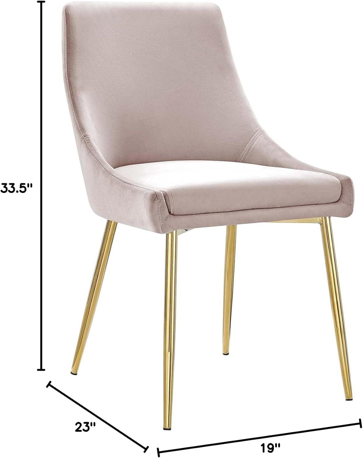 Modway Viscount Performance Velvet Dining Chairs (Set of 2)