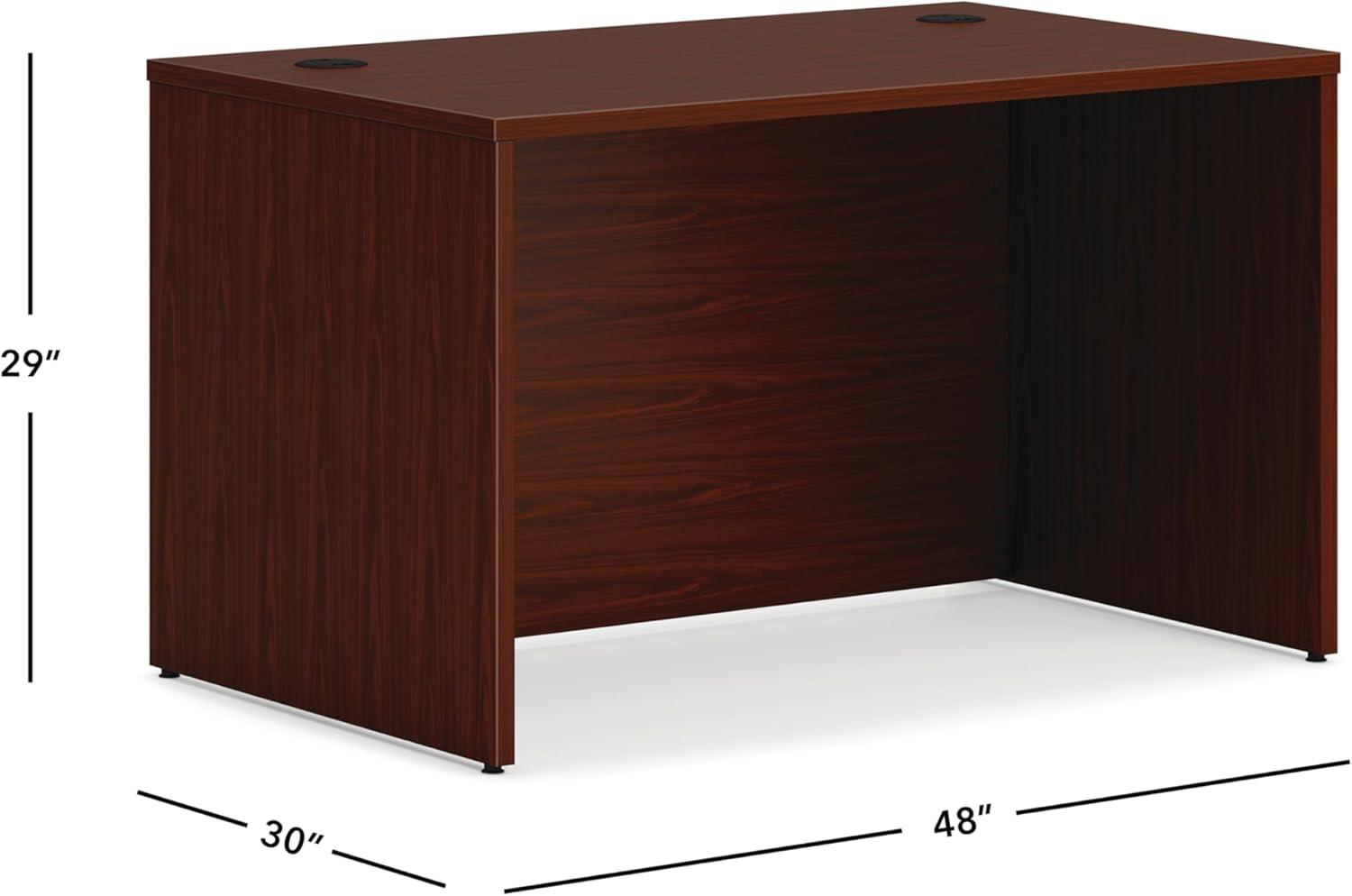 HON Mod 48" Desk Shell Traditional Mahogany LDS4830LT1