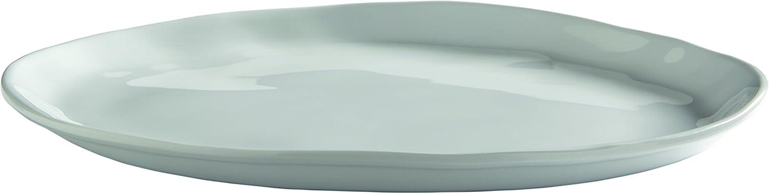 White Melamine Round Coupe Plate, 11-Inch