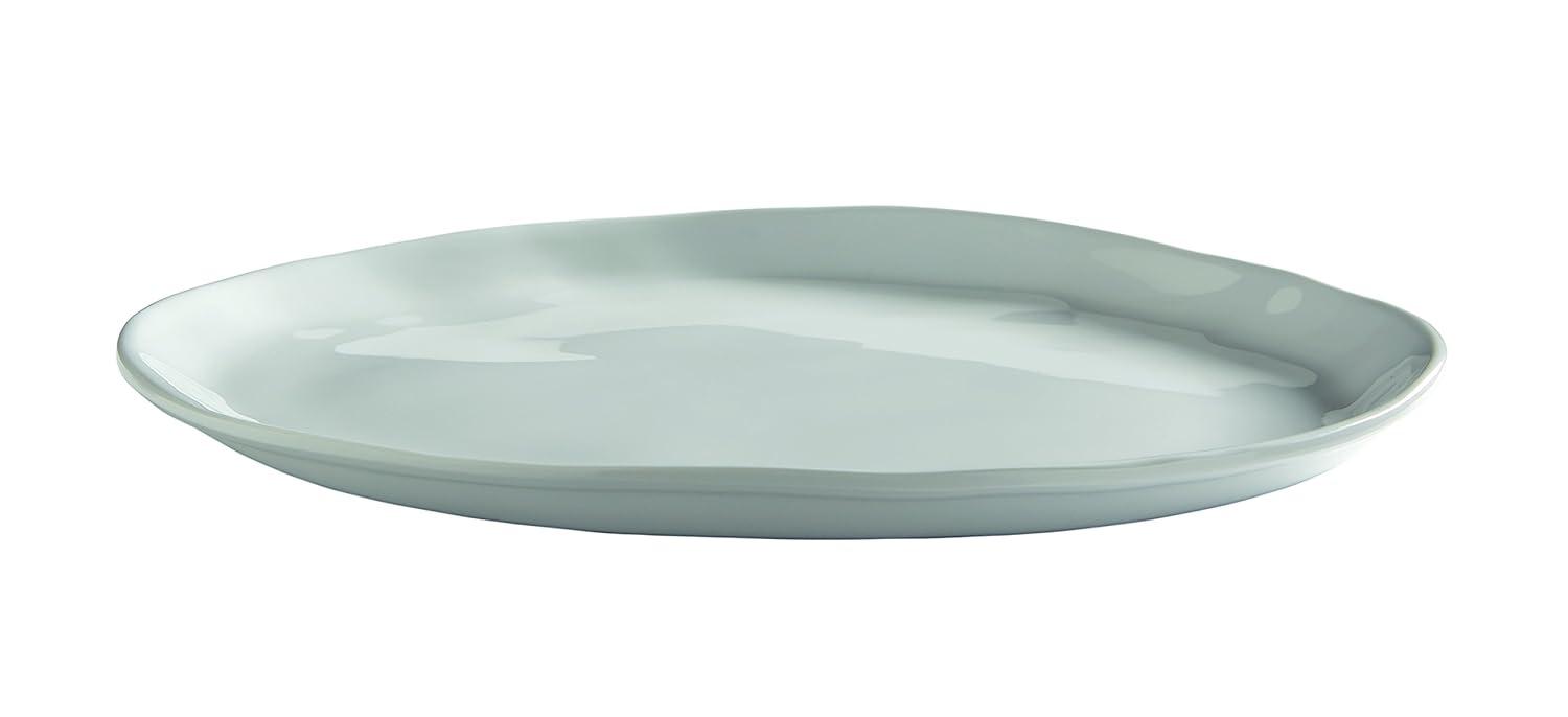 White Melamine Round Coupe Plate, 11-Inch