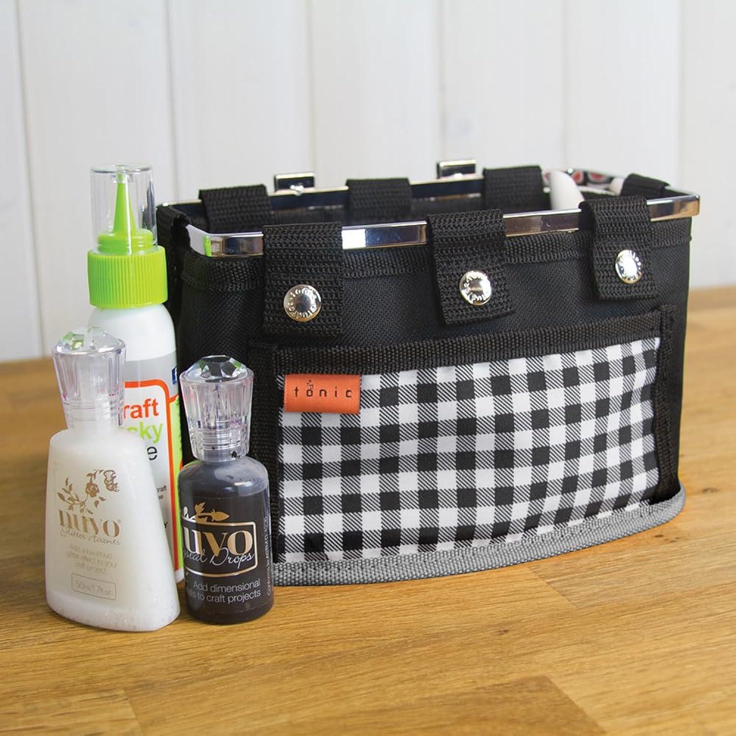 Tonic Studios Table Tidy Double Pocket for Tableside Craft Supply Storage