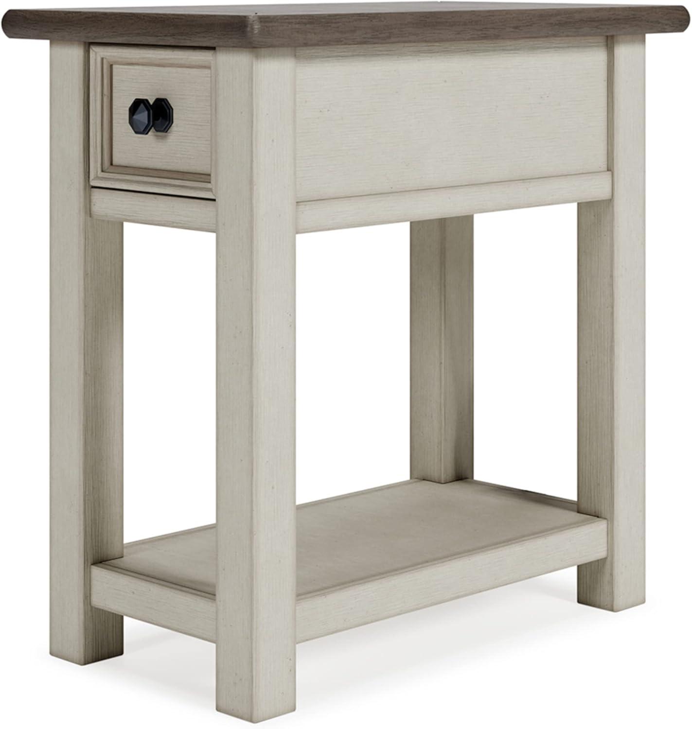 Signature Design by Ashley Casual Bolanburg Chairside End Table Two-tone