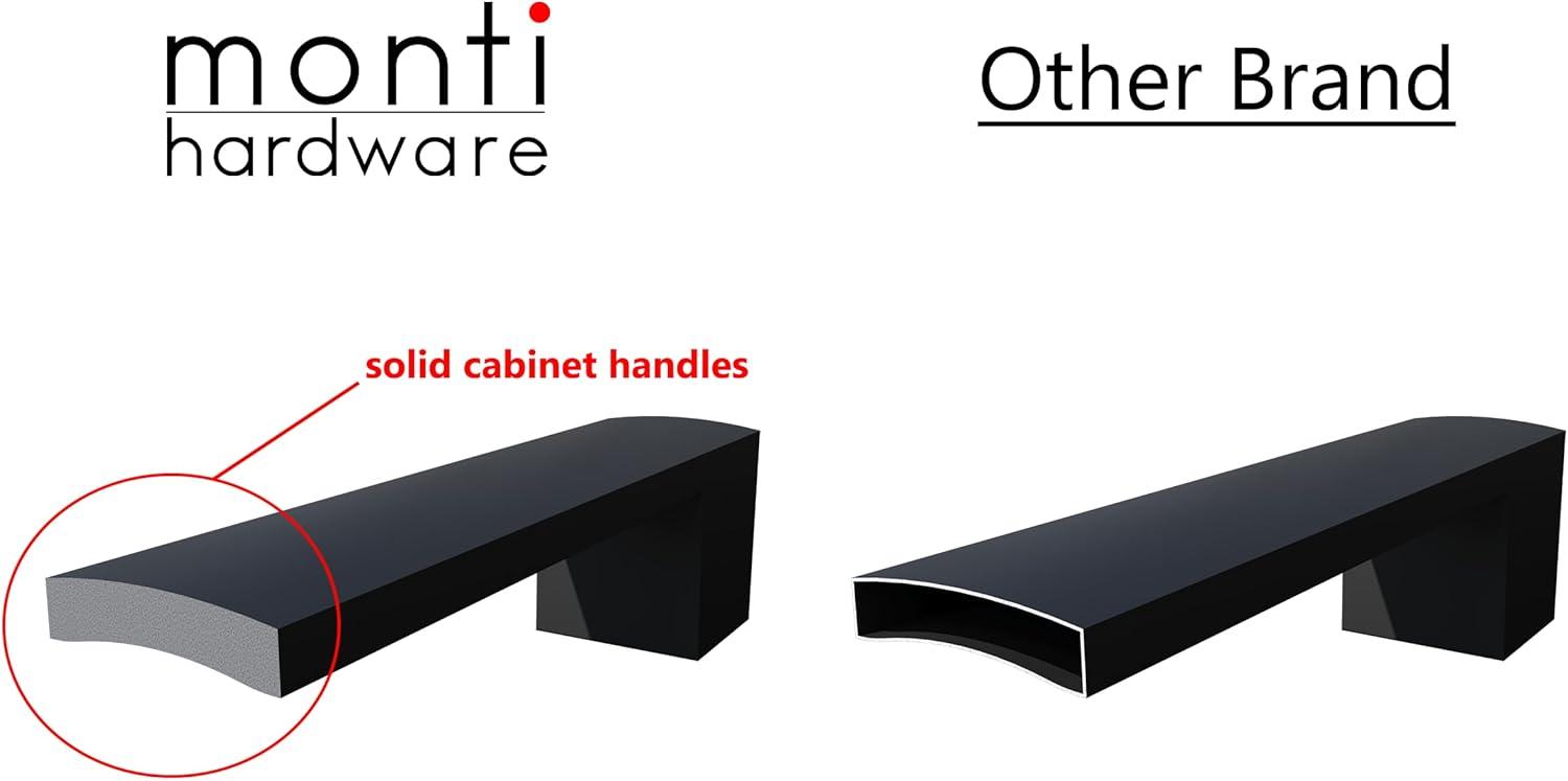 Hickory Hardware H076702-CH-10B 128 mm CC Forge Cabinet Pull, Polished Chrome - Pack of 10