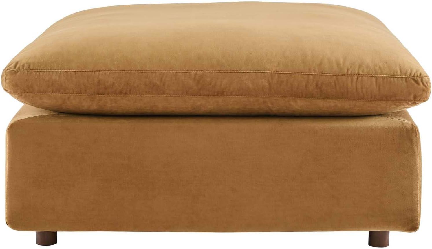 Modway Commix Down Filled Overstuffed Performance Velvet Ottoman