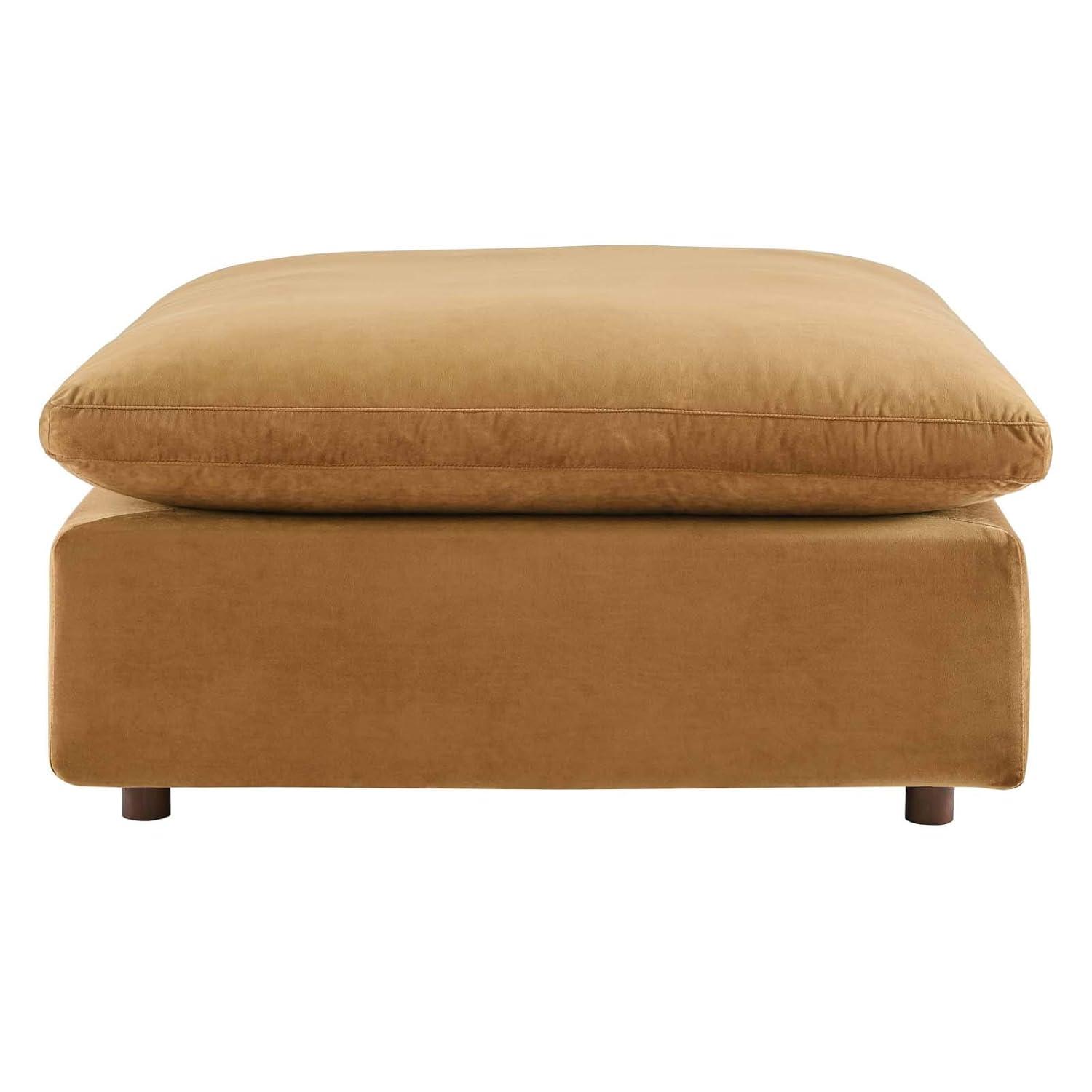 Modway Commix Down Filled Overstuffed Performance Velvet Ottoman