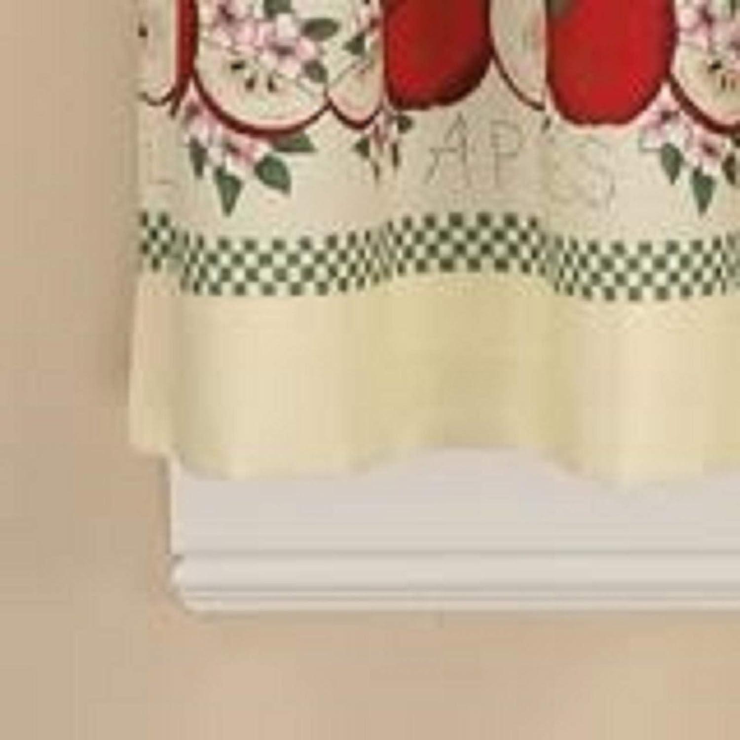 CHF Industries Red Delicious Apple 3-Piece Curtain Panel Set, Printed, Adult