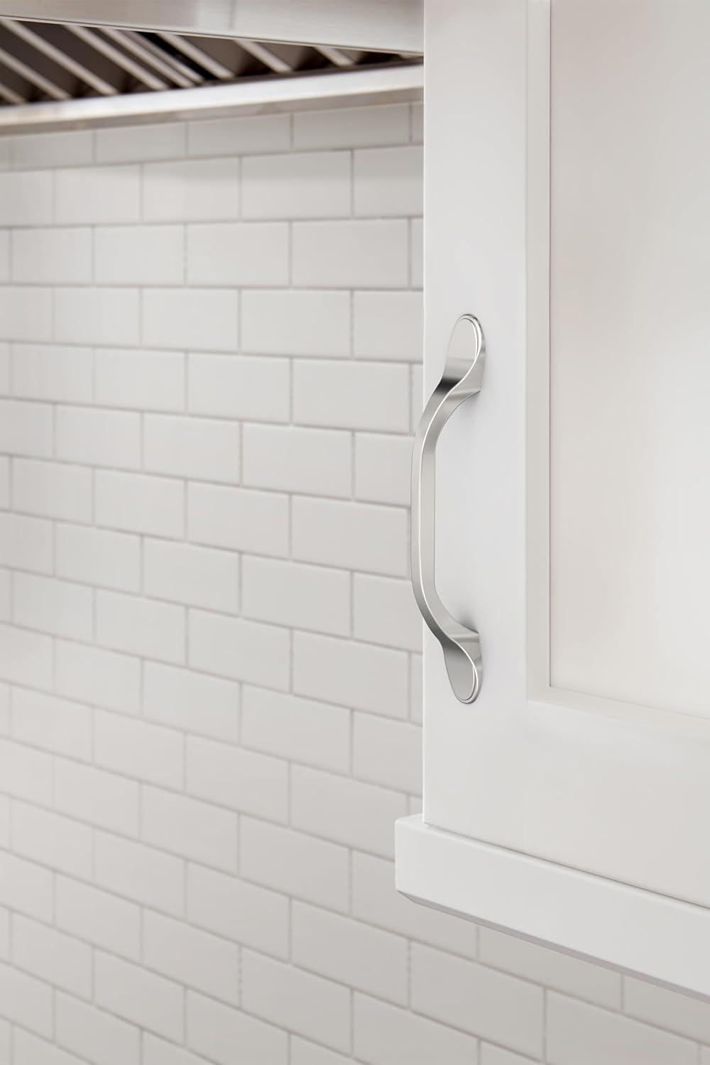 Ravino Polished Chrome Arch Cabinet Pull with Mounting Hardware