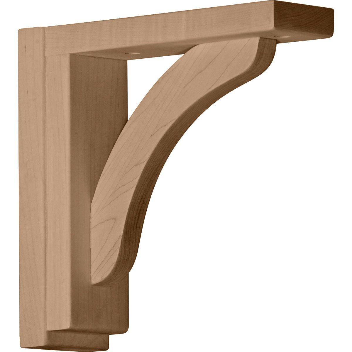 Ekena Millwork Reese H 2.5'' W D Wood Bracket / Corbel
