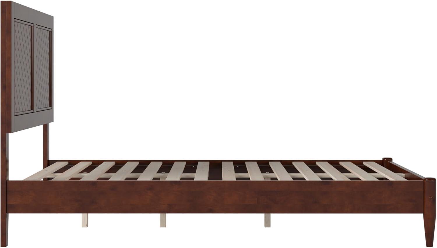 AFI Furnishings Berkshire Twin Solid Wood Low Profile Platform Bed in Walnut