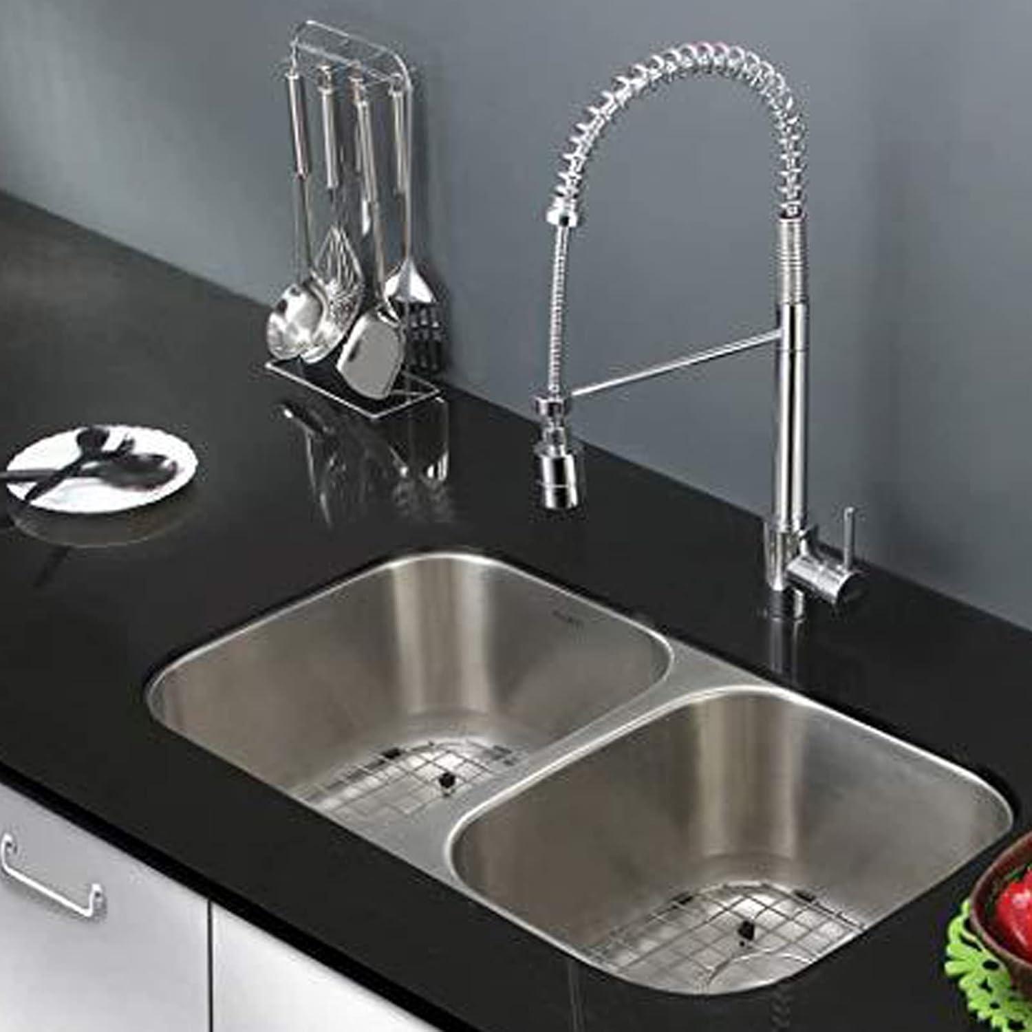 Specialty Series 29.125'' L Undermount Double Bowl Stainless Steel Kitchen Sink