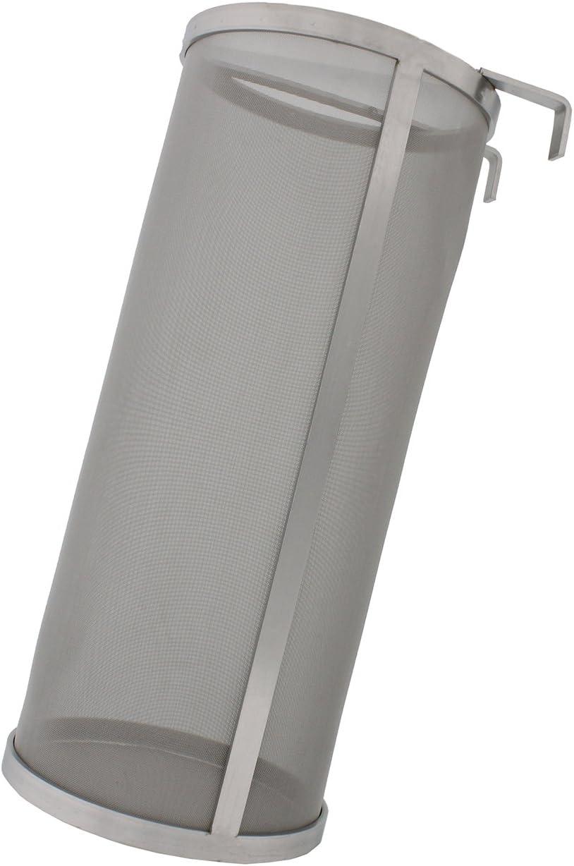Brewing 6”x14” Inch Hopper Spider Strainer Stainless 300 Micron Hops Beer Filter