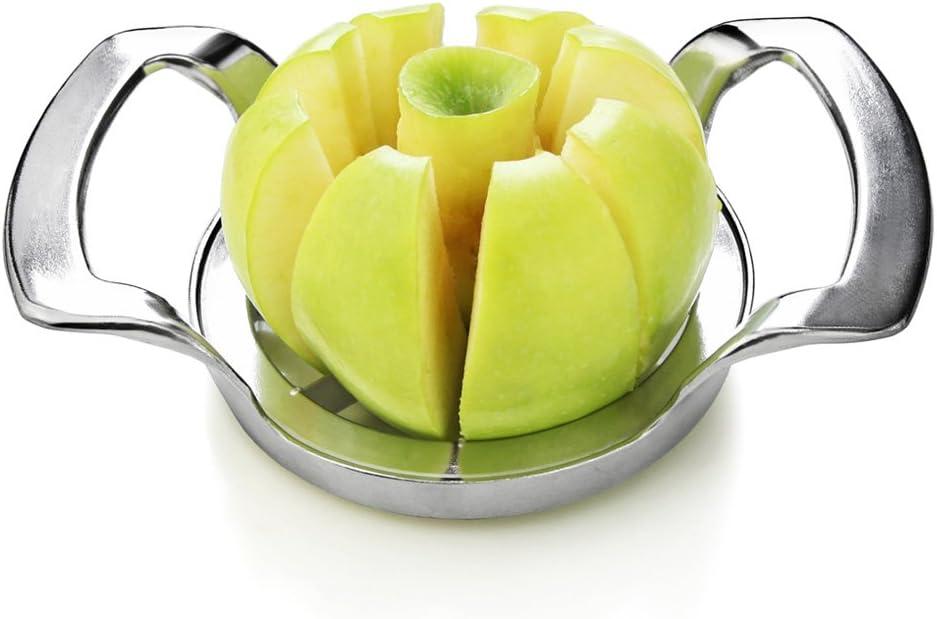 Stainless Steel Apple Corer and Divider with Oversized Handles