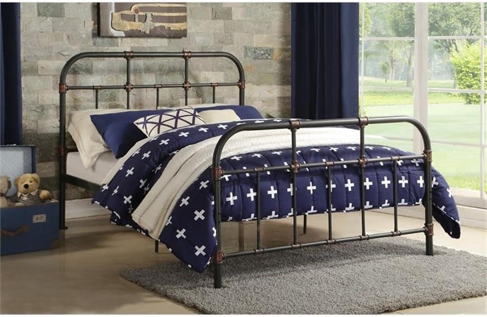 Think Urban Nicipolis Metal Open-Frame Bed