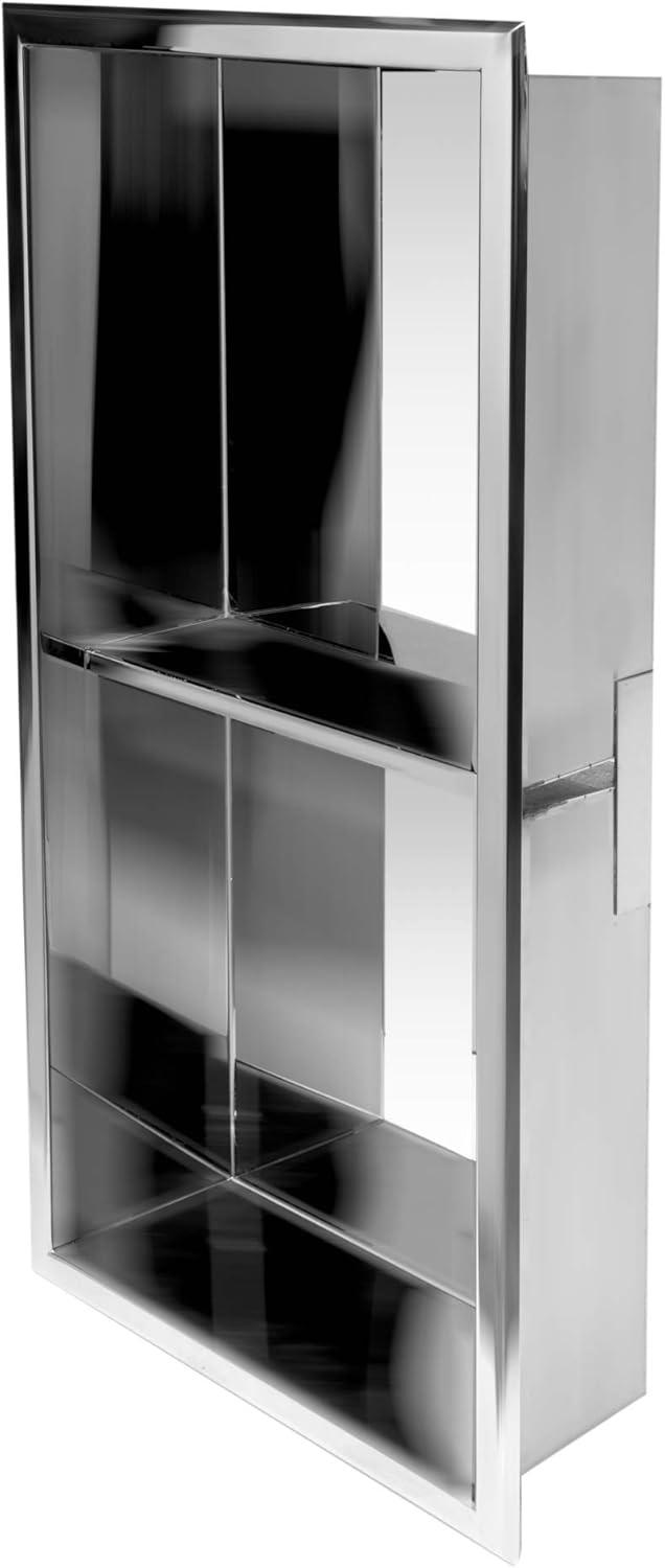 Stainless Steel Double Shower Niche