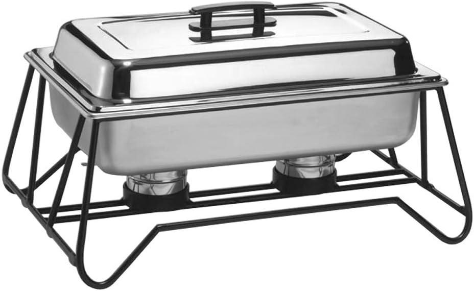 Black Wrought Iron Stackable Chafer Frame, 24.25" x 16.5"