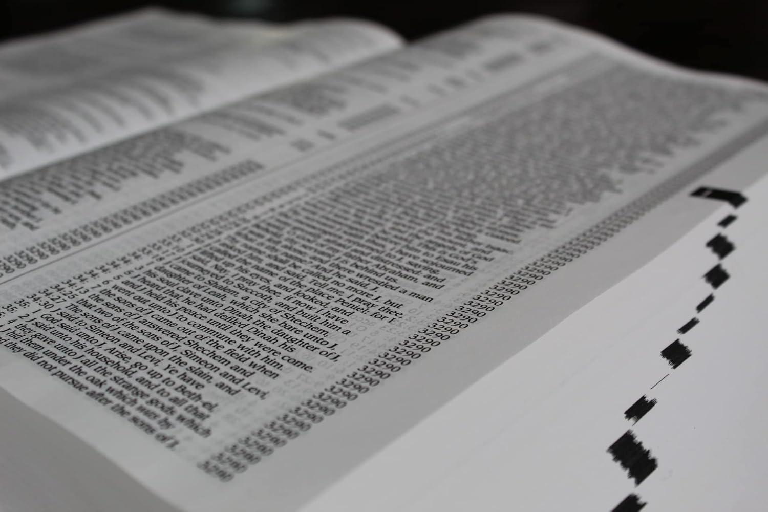 The Strongest Strong's Exhaustive Concordance of the Bible Larger Print Edition - by  John R Kohlenberger III (Hardcover)