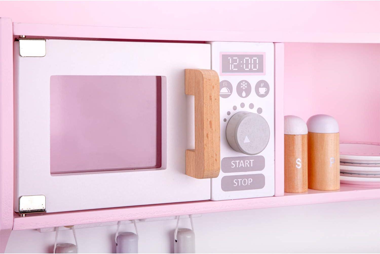 New Classic Toys Kitchenette Modern Electric Cooking, Pink