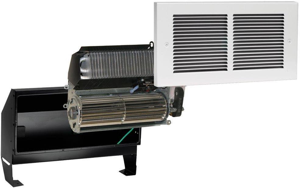 White 1600W Wall Heater with Thermostat and Automatic Shut-off