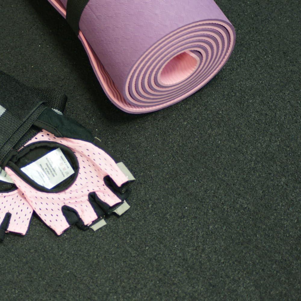 Rubber-Cal, Inc. "ReUz" Rubber Flooring Rolls - Black