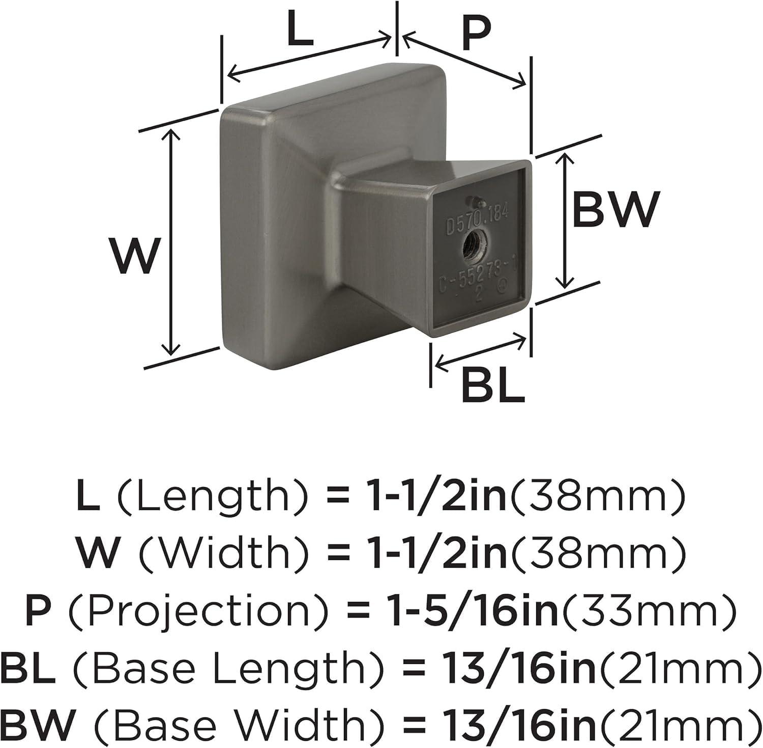 Amerock Blackrock Square Knob