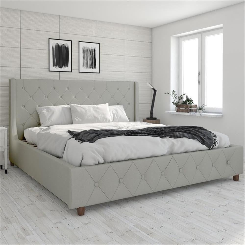 Mercer Tufted Upholstered Platform Bed