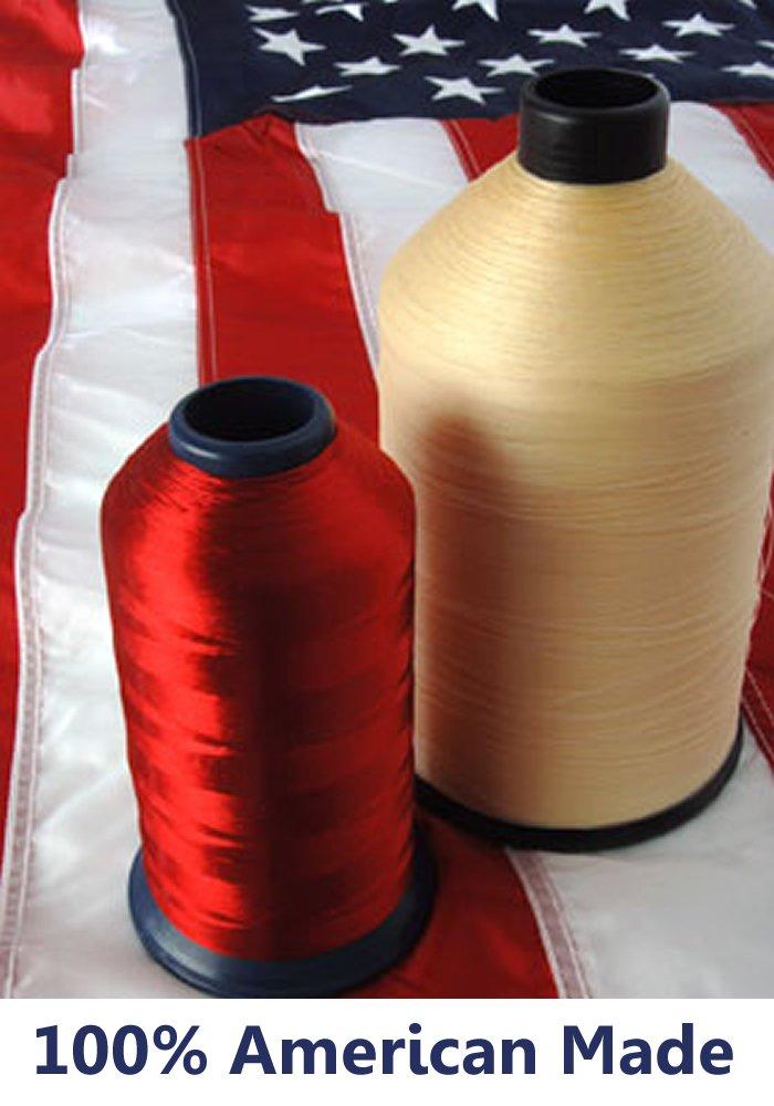 3x5 American Flag for Outside Outdoor Heavy Duty-Nylon USA Flags- Embroidered US Flags Sewn Stripes with Brass Grommets