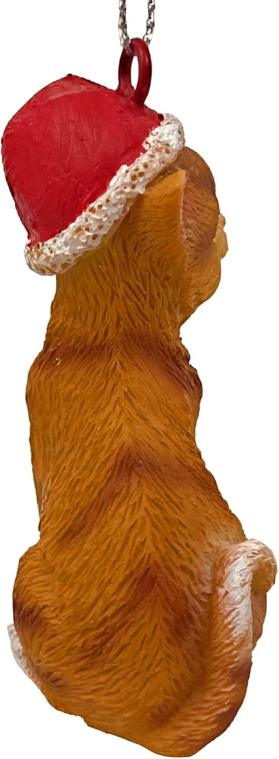 Charlton Home® Santa Cat Ornament