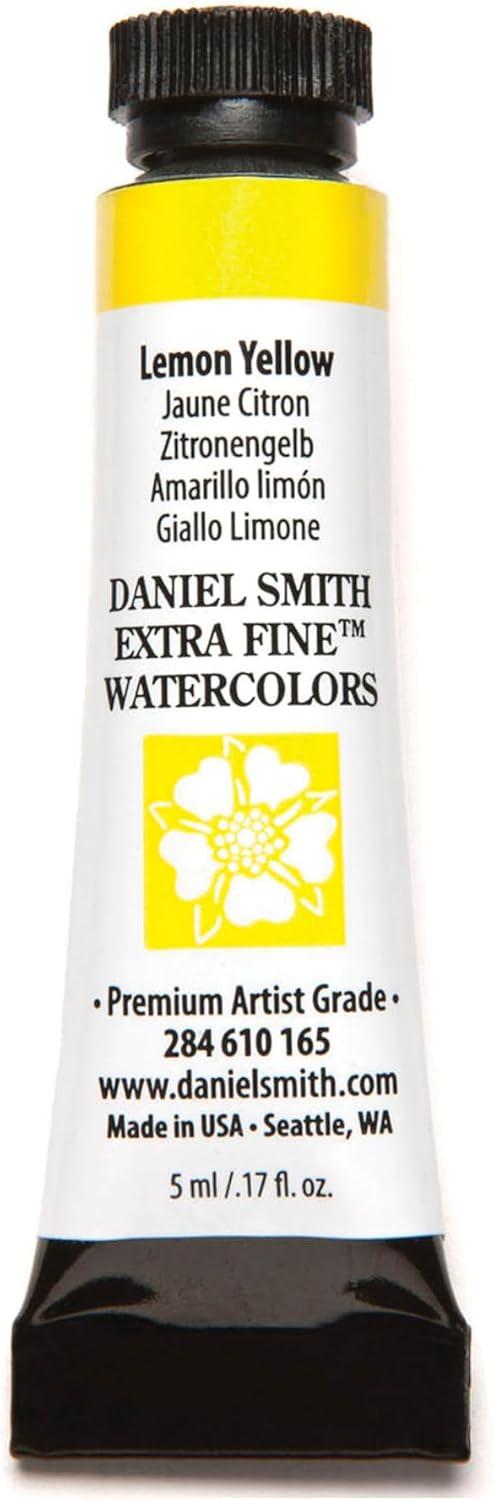 Daniel Smith Lemon Yellow Extra Fine Watercolor Paint, 5ml Tube