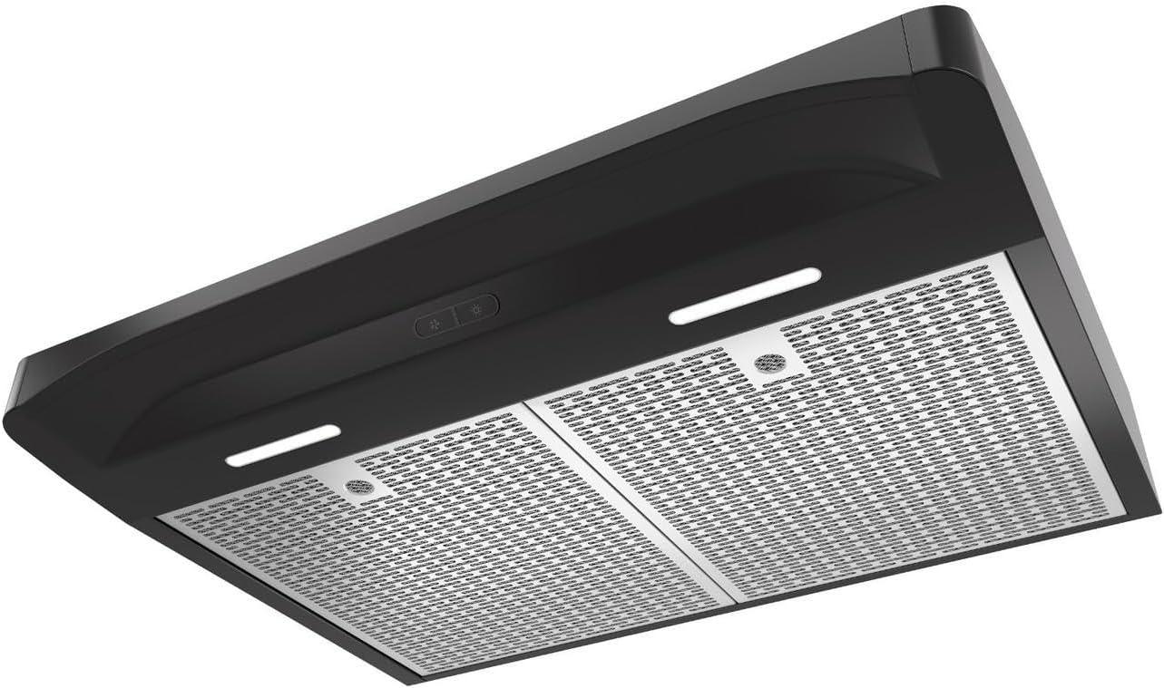 Broan ALT230BL Elite Atla 2 Black 30 inch Convertible Under-Cabinet Range Hood