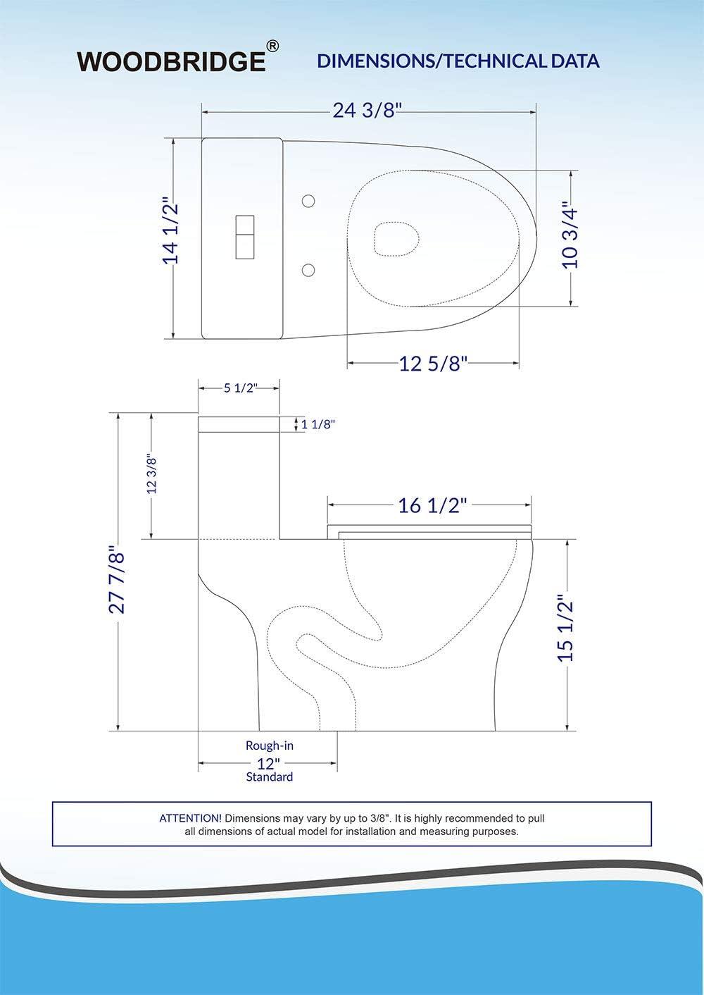 White Round Dual Flush High Efficiency Floor Mounted Toilet