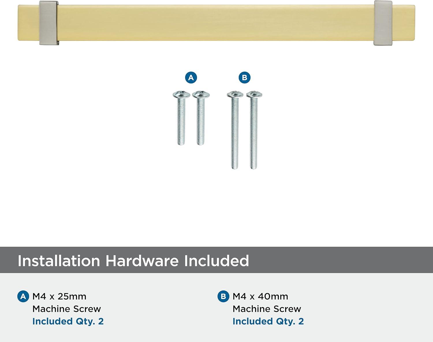 Amerock Overton Split Finish Cabinet or Drawer Pull