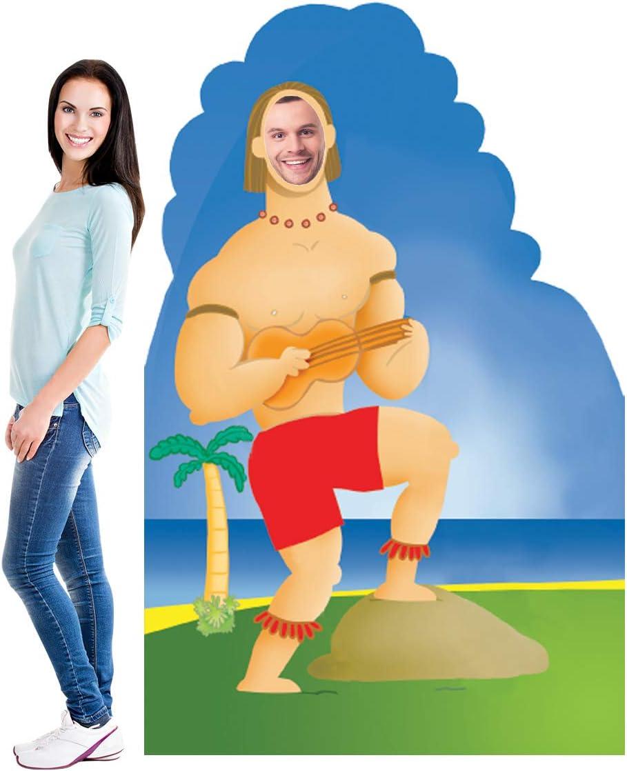 Advanced Graphics 553 Hawaiian Guy Stand-In Life-Size Cardboard Stand-Up