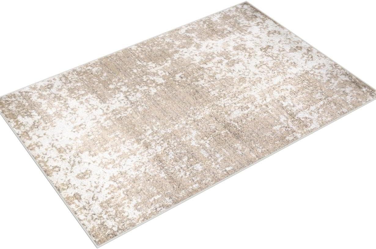 Nuloom Deedra Abstract 7x9 Indoor Area Rug for Living Room Bedroom Dining Room Kitchen, Beige/Ivory