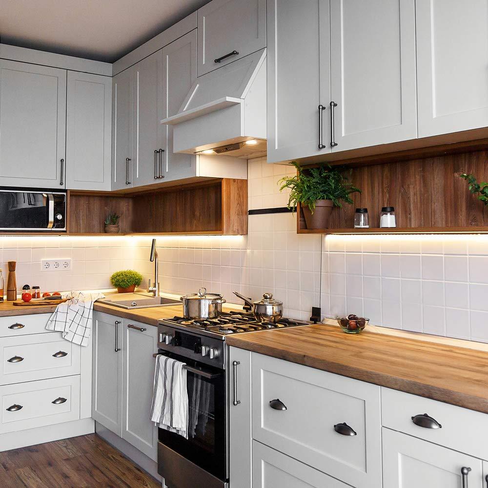 Accessory Packs for LED Tape Light Mounting Channels, Bendable, White