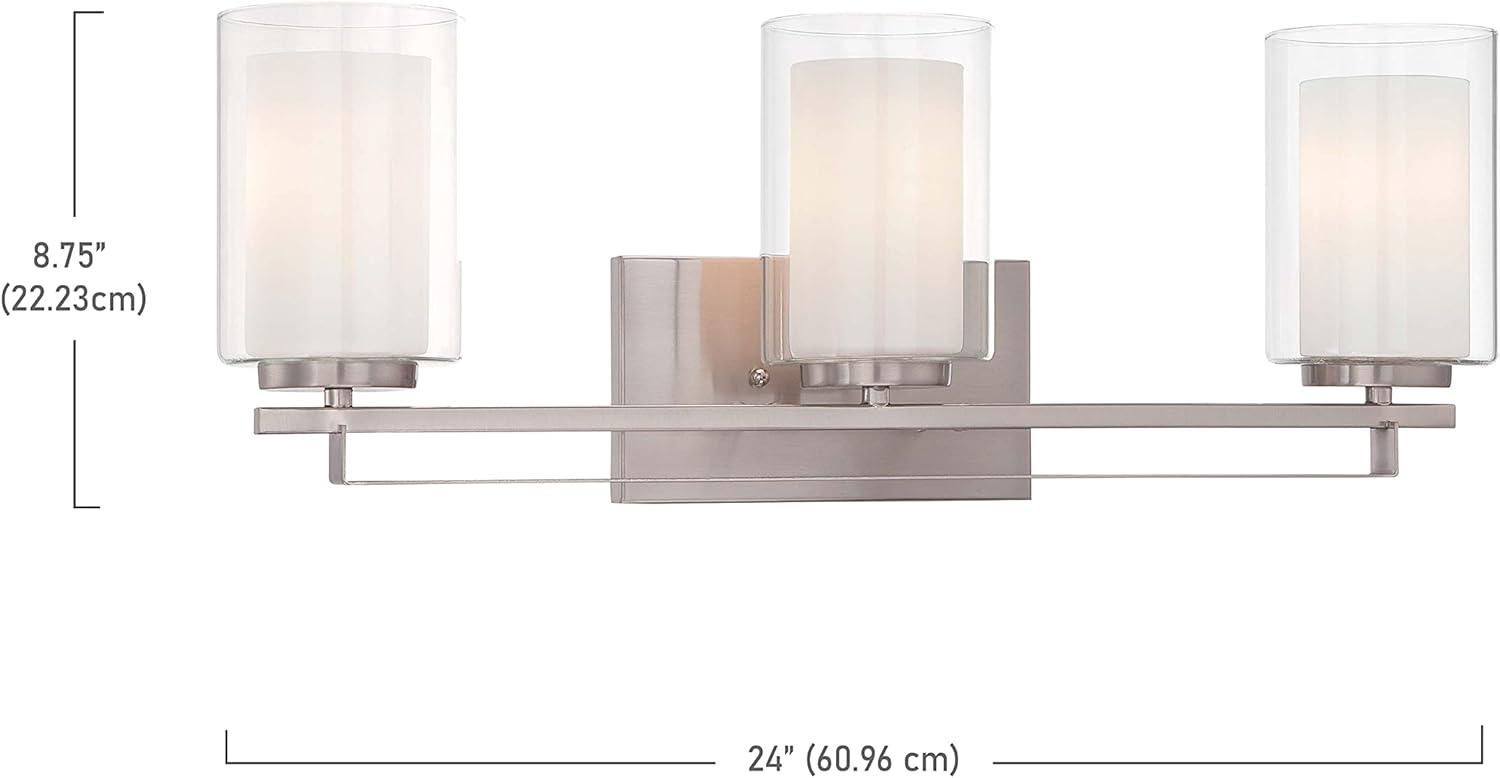 Minka Lavery - Parsons Studio - 3 Light Bath Bar in Transitional Style - 8.75