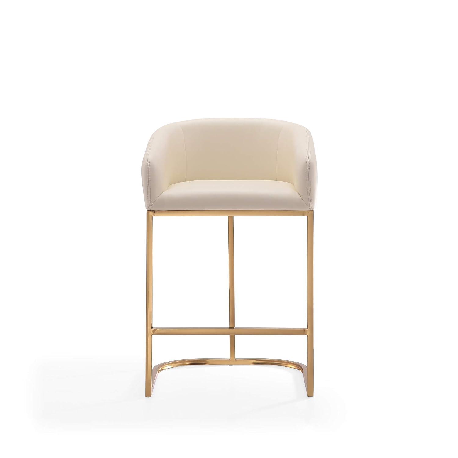 Bolland Upholstered Counter Stool with Metal Frame