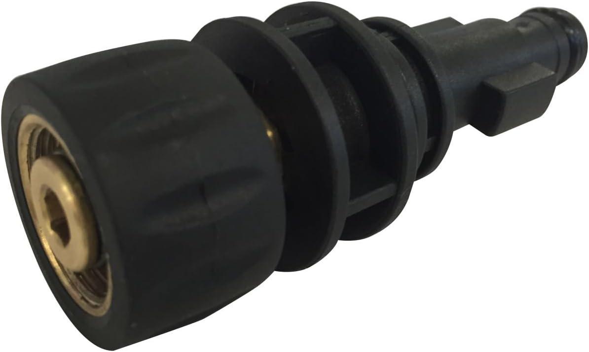 Black and Brass Pressure Washer Adapter