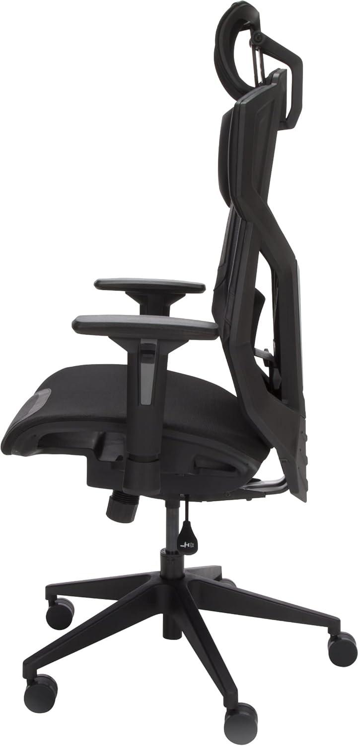 Respawn RESPAWN FLEXX Mesh Gaming Chair With Lumbar Support, Ergonomic Gaming Chair with Recline/Tilt Tension Controls, Adjustable Arms, 300lb Max Weight With Wheels for Computer/Desk/Office