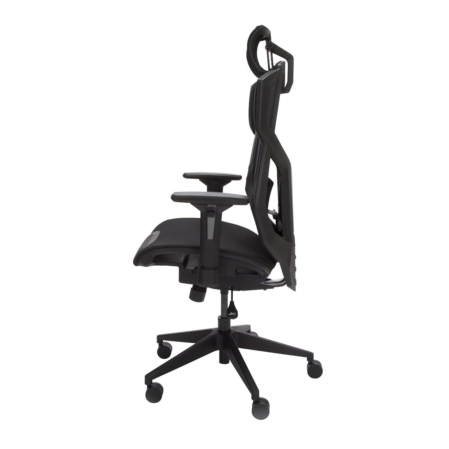 Respawn RESPAWN FLEXX Mesh Gaming Chair With Lumbar Support, Ergonomic Gaming Chair with Recline/Tilt Tension Controls, Adjustable Arms, 300lb Max Weight With Wheels for Computer/Desk/Office
