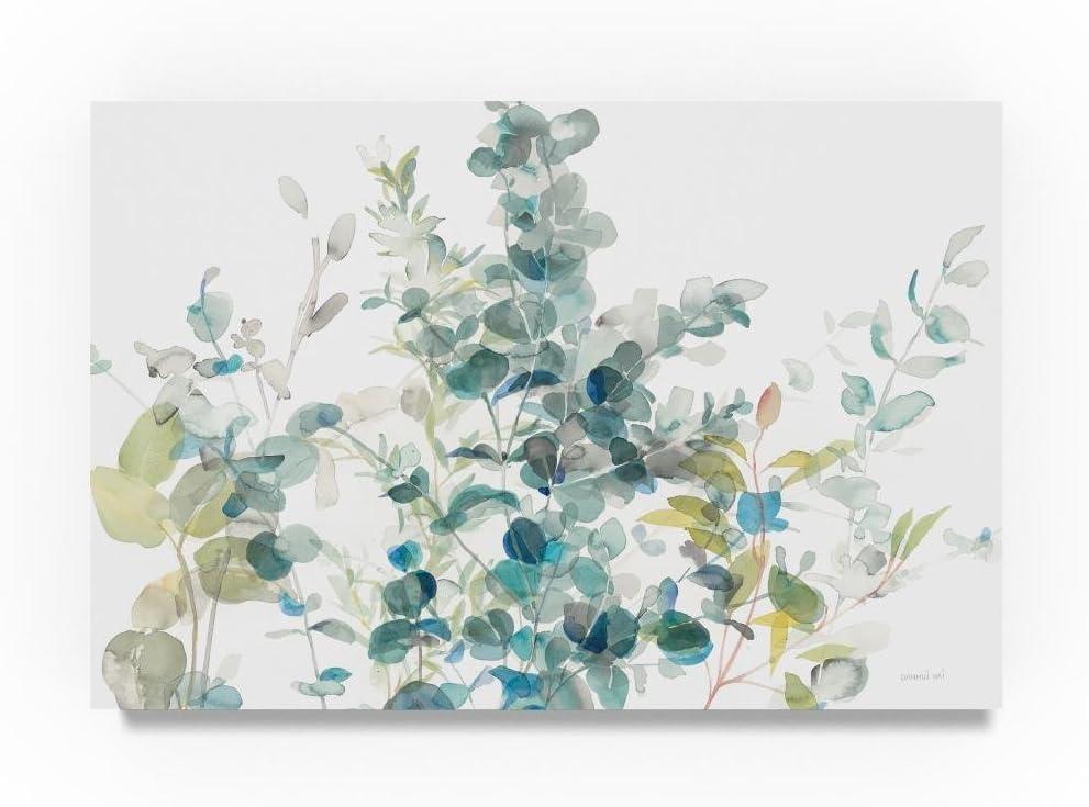 August Grove® 'Eucalyptus I White Crop' Acrylic Painting Print on Wrapped Canvas