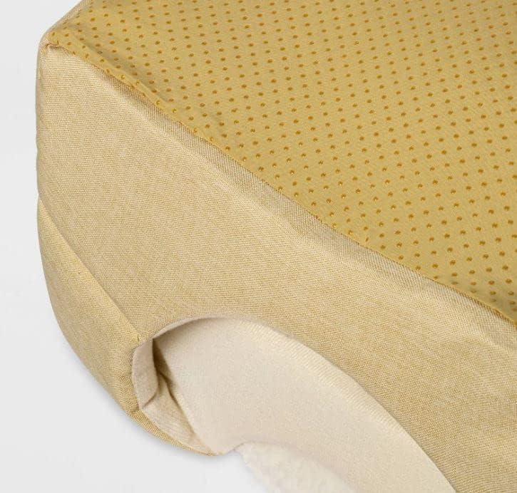 Collapsible Cave Dog Bed - S - Wheat/Yellow - Boots & Barkley™