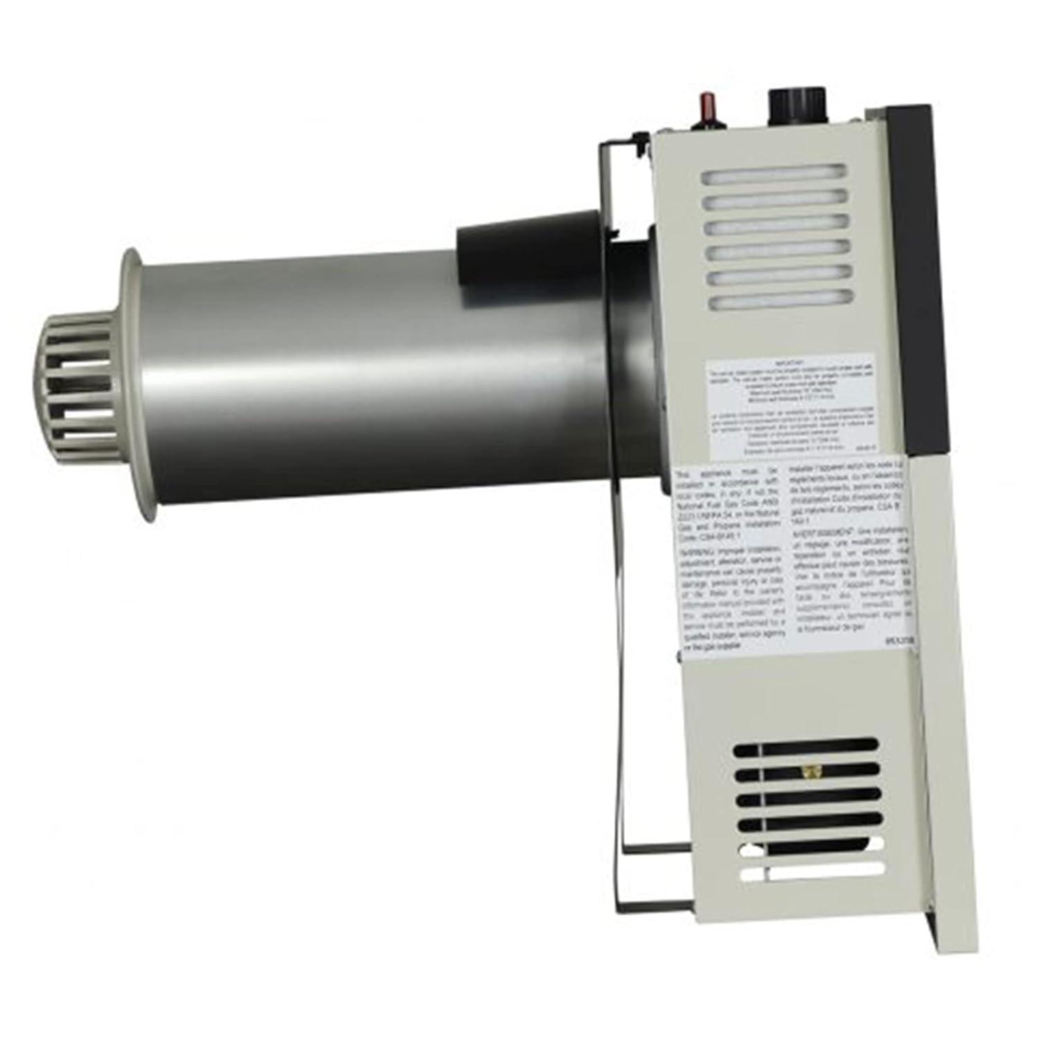 Ashley Hearth Products 11,000 BTU Direct Vent Liquid Propane Wall Mounted Heater with Piezo Lightning, Safety Pilot and Built-In Regulator, Cream