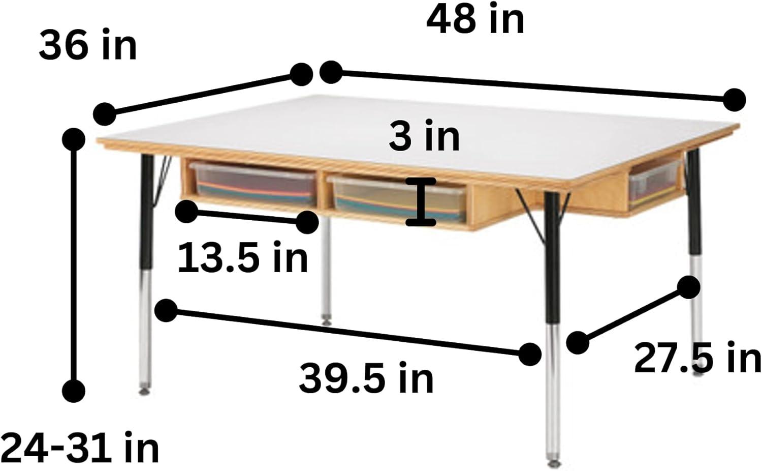 Jonti-Craft® Table with Storage