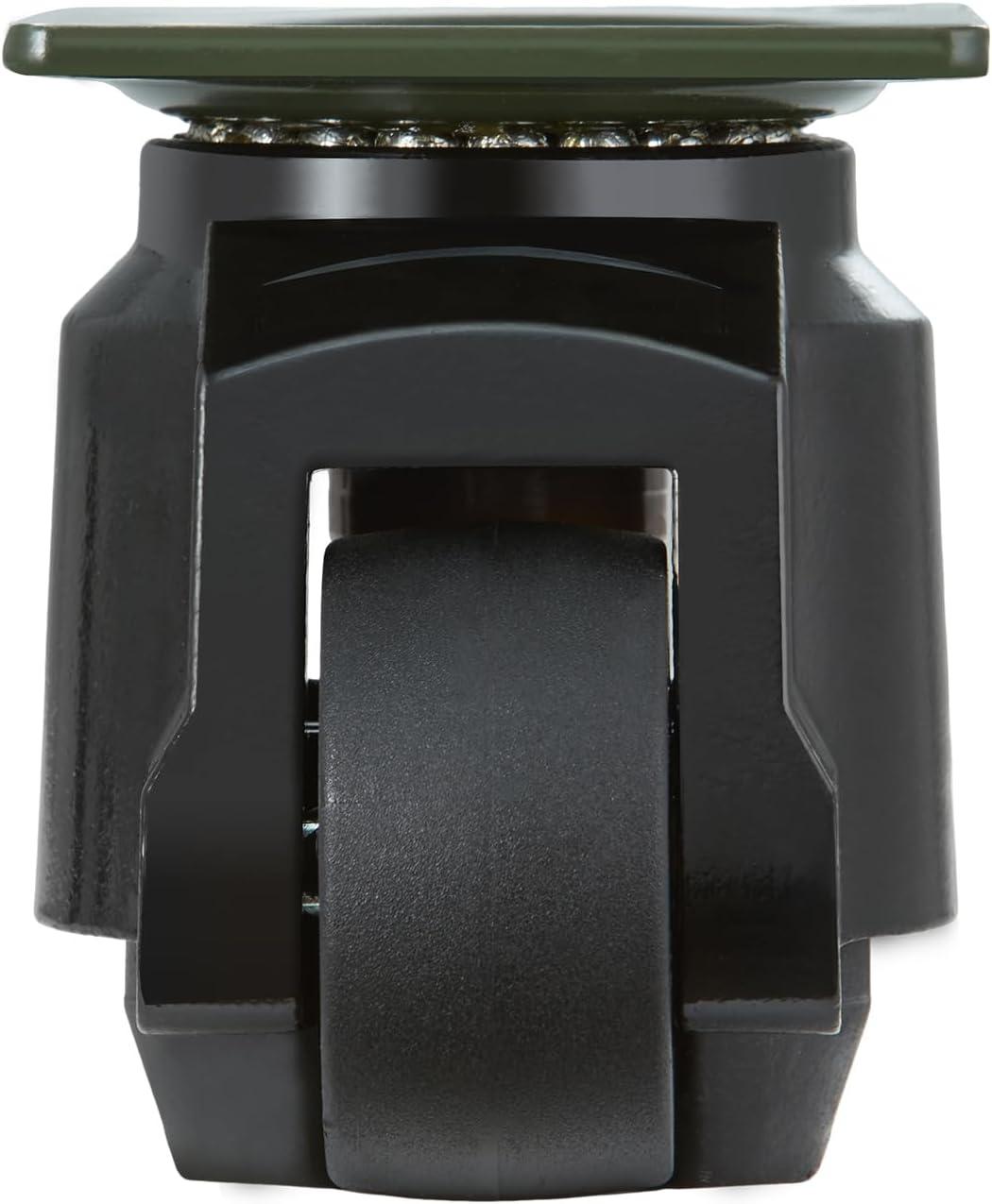 Stellweilan Tessberg Leveling Casters, Set of 4, 2200 lbs Total Load Capacity (Set of 4)