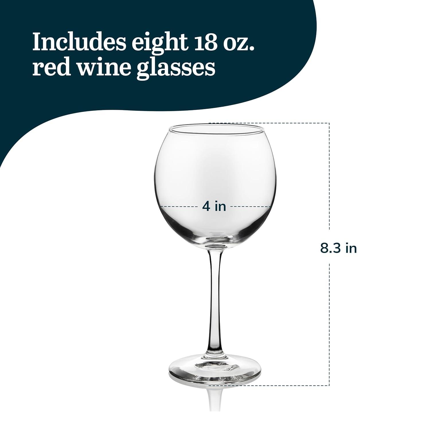 Libbey Libbey Midtown Red Wine Glasses (Set of 8)