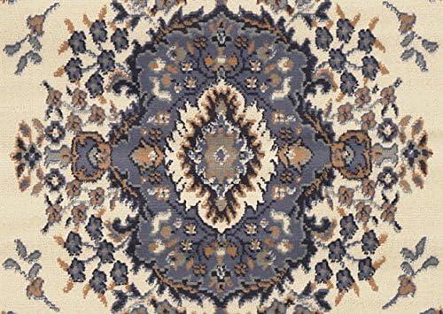 Home Dynamix Premium Sakarya Traditional Medallion Area Rug, Ivory/Blue, 5'2"x7'4"