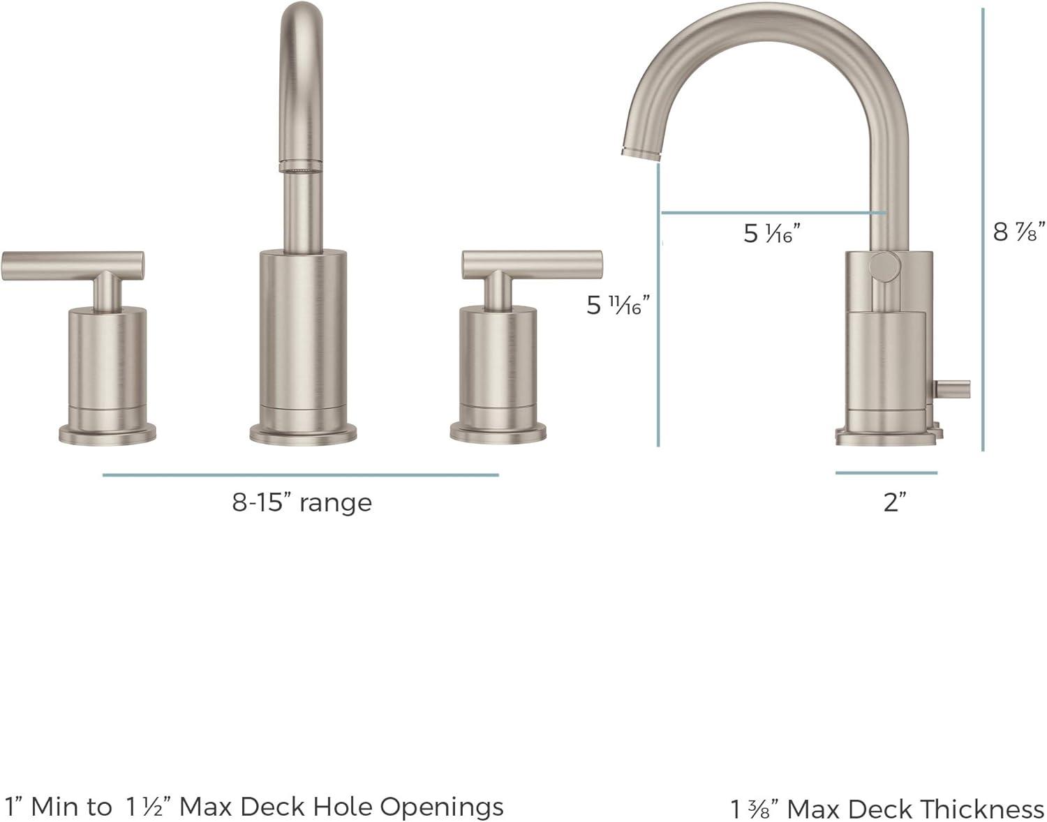 Contempra Elegance Polished Chrome Double Handle Bathroom Faucet