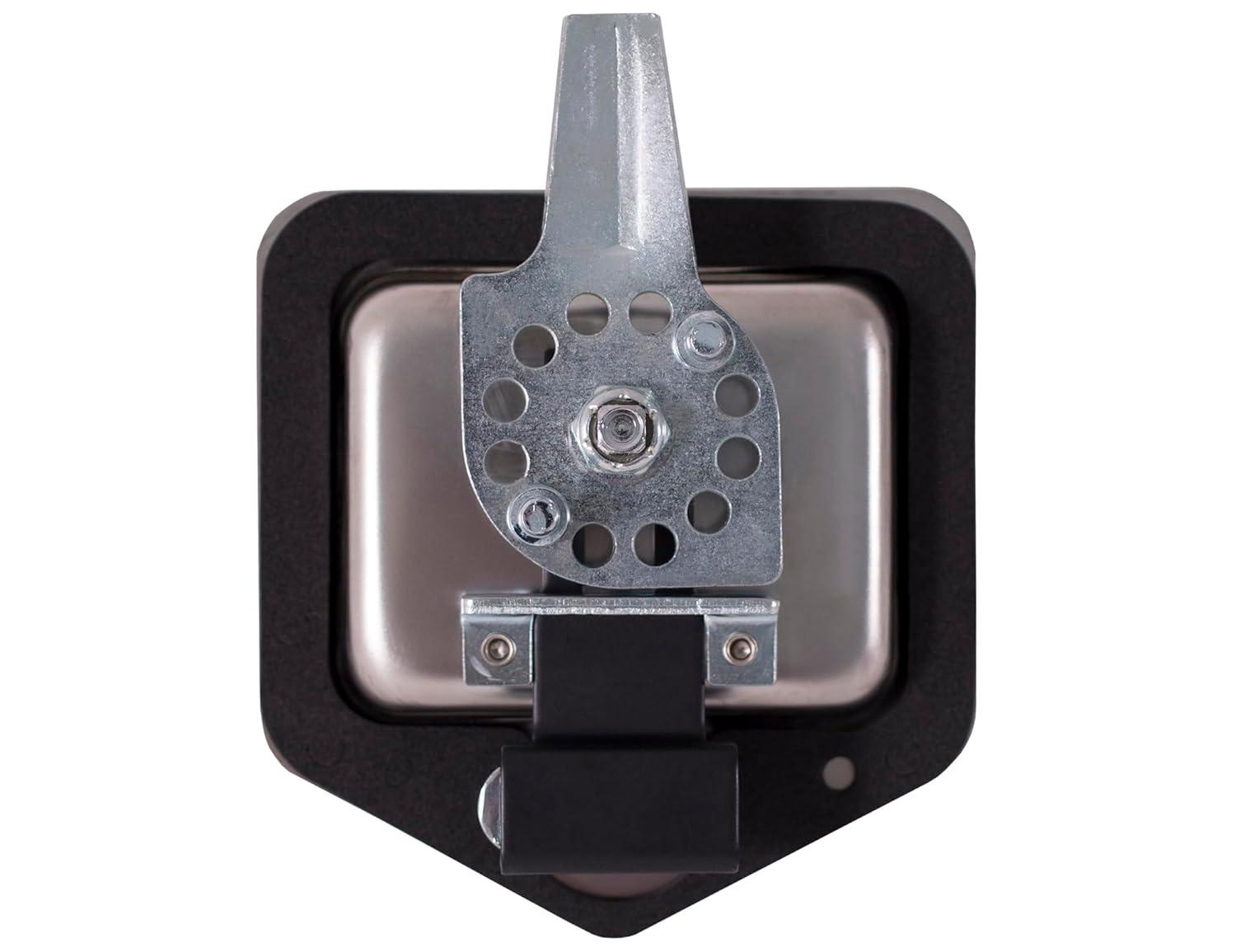 Polished Stainless Steel 3-Point T-Handle Latch with Lock