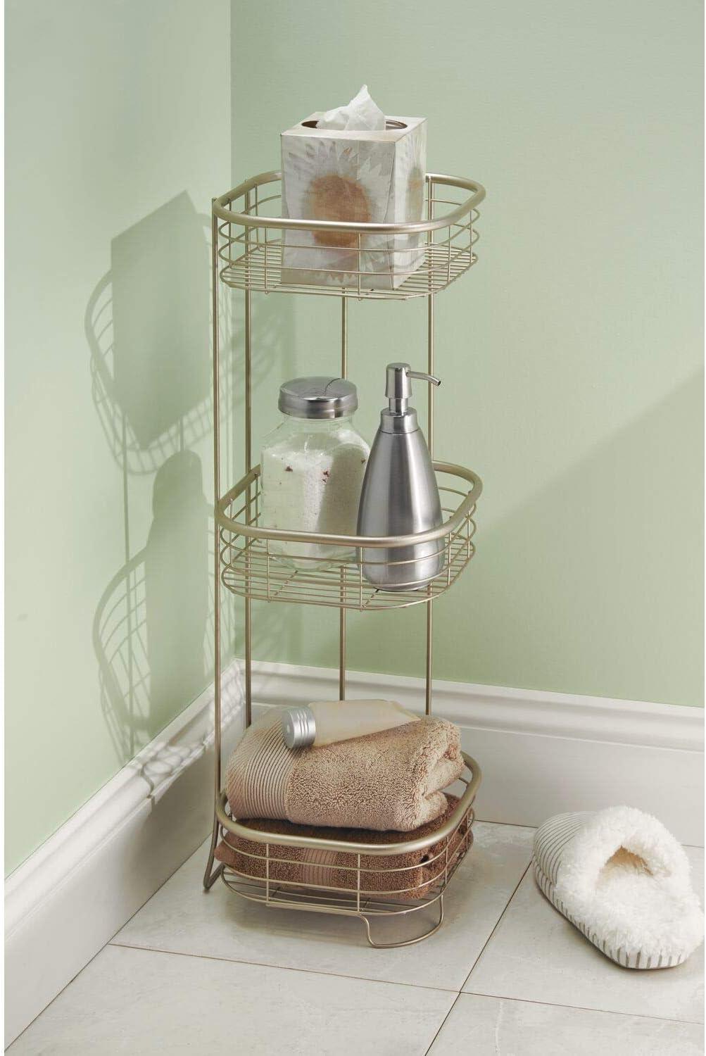 3 Tier Forma Shower Shelf Square - iDESIGN